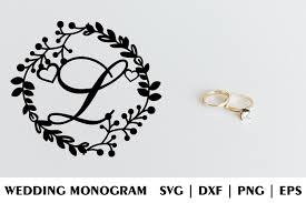 Download Letter L Of The Wedding Decorative Monogram Svg Eps Dxf Png 689395 Monograms Design Bundles
