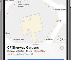 25 the west mall entrance #5 etobicoke, on view map. Apple Maps Now Features Indoor Maps At 18 Shopping Malls In Canada Mac