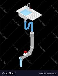 kitchen sink isometry isolated water
