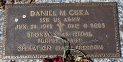 SSGT Daniel Michael Cuka (1978-2005)