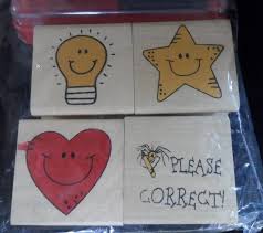 Teaching Tree Dollar Tree Rubber Stamp Set 4 Ct Ink Pad Etsy School Supplies For Teachers Teacher Supplies Ink Pad