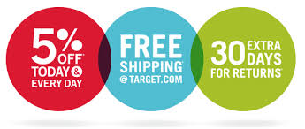The first is a regular credit card, which you can use to make purchases that you'll pay for later on. Target Redcard 5 Off Everyday More Target