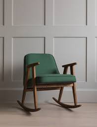 H 72cm X W 62cm X D 68cm Wood Dark Oak Matt Varnish Seat Left To Right 48cm Floor To Seat 44cm Seat Front To Green Rocking Chair Rocking Chair Furniture