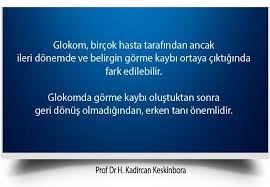 Glokom Bircok Hasta Tarafindan Ancak Ileri Donemde Ve Belirgin Gorme Kaybi Ortaya Ciktiginda Fark Edilebilir Glokomda Gorme Kay Ordu Biliyor Muydunuz Tanca