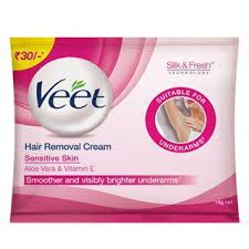 Most armpit hair is on the thicker side. Underarm Armpit Hair Removal Cream Underarm Waxing Veet