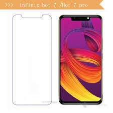 Tempered Glass For infinix hot 7 Screen ...