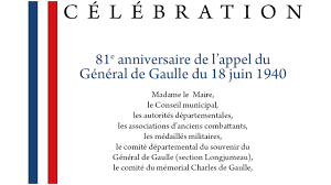 Grâce à l'appui de winston churchill , le général de gaulle est autorisé à intervenir sur les ondes de la radio britannique, la bbc. Celebration Du 81eme Anniversaire Du 18 Juin 1940 Longjumeau