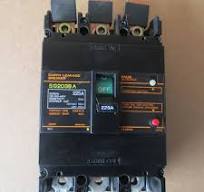 Fuji SG203BA 3 Pole 225 Amp Earth Leakage Breaker - Used