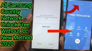 My service supplies an unlock code to unlock any simcards for galax. All Samsung Country Network Unlock Free Without Pc New Method 2020 For Gsm