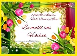 La Multi Ani Vasilica Invitations Tableware