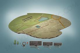 Free Hd 3d Paper Map Mockup With Smart Layered Psd File 3d Paper Paper Map