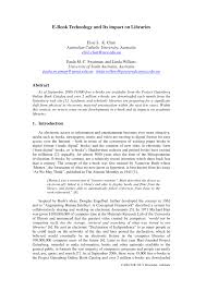 Pdf E Book Technology And Its Impact On Libraries