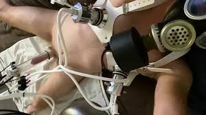 Seriouskit Milking Machine Nipple Sucking Rubber Gas Mask: American Gay Porn