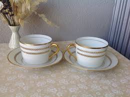 Dejeuner Tete A Tete Limoges Royal De Luxe Tasses Dejeuner Etsy Breakfast Cups Beautiful Sets Romantic Breakfast