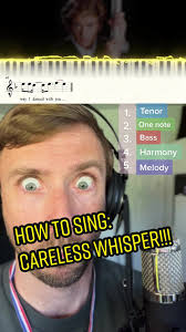 How to Sing Careless Whisper Tutorial