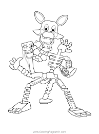 Set off fireworks to wish amer. Mangle Fnaf Coloring Page For Kids Free Five Nights At Freddy S Printable Coloring Pages Online For Kids Coloringpages101 Com Coloring Pages For Kids