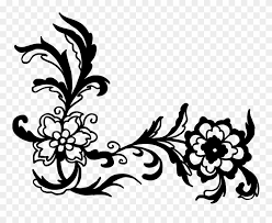Check spelling or type a new query. Free Download Black Vector Flower Png Clipart 1246187 Pinclipart