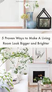 5 Proven Ways To Make A Living Room Look Bigger And Brighter Living Room Refresh Hydrangea Treehouse Bright Living Room Living Room Wall Color Living Room Console