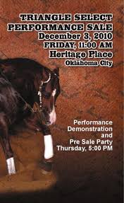 Triangle Select Performance Sale 2010 by Triangle Horse Sales