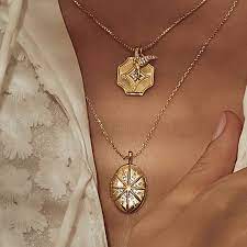 Wanderlust Co North Star Gold Necklace Gold Necklace Necklace Wanderlust And Co