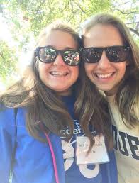 Many friendships are forged in the AAMB. Here is Olivia Glowacki and Emily  Pawluk as both freshman then seniors.