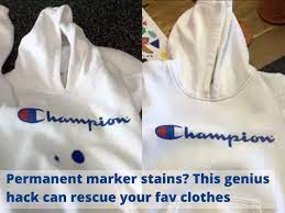 Permanent Marker Stain Remover Woman Discovers Life Changing Hack To Remove Permanent Marker Stains From Clothing Trending Viral News
