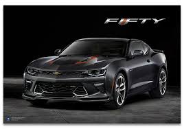 Camaro 50th Anniversary Edition Art Poster Chevymall Camaro Chevy Camaro Chevrolet Camaro