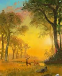 Light In The Forest Albert Bierstadt