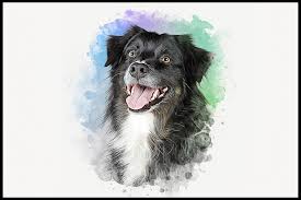 I have looked at a number of real watercolor paintings and experimented quite a lot. Draw Realistic Oil Painting Custom Digital Pet Watercolor Portrait By Cj Creative Fiverr