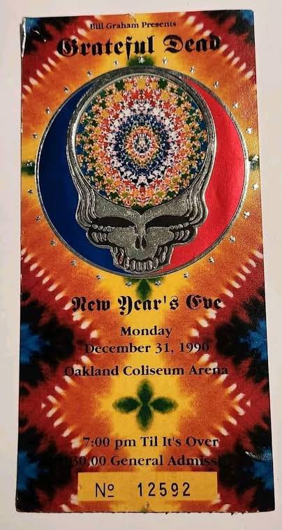 NYE 1990 - last one with Bill Graham.