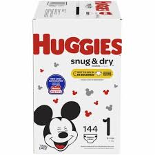 It provides a cozy feel and comfortable fit that is durable enough . Huggies Snug Dry Size 1 Baby Diapers 144 Count 144 Ct Qfc