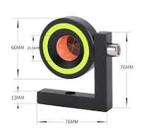 Amazon.com: GEOLENI Prisma de 90 grados, prisma de ángulo recto, barra en  L, prisma de monitoreo recubierto de cobre, viene con un anillo de ...
