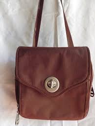 Vintage Baggallini Travel Bag With Wallet Brown Nylon Red Etsy