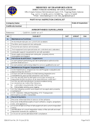 Other motor vehicles, including motorcycles and. Dgca Form 91 11 Part 91 141 Inspection Checklist Airworthiness Surveillance June 2019 Aircraft Aeronautics
