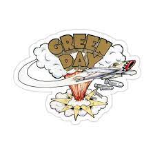 Green Day S Dookie Logo Sticker By Ccensored In 2021 Green Day Dookie Logo Sticker Green Day Tattoo