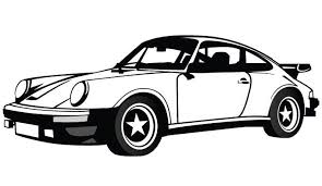 Porsche Logo Clipart Logo Clipart Vector Free Cartoon Car Drawing