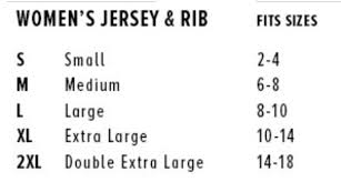 Sizing Chart Leftcoast Media House