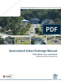 Queensland Urban Drainage Manual Pdf Stormwater Drainage Basin