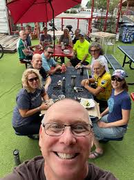 A nice surprise to run into Bud Lee and Patsy Sermersheim at @919wfpk  Waterfront Wednesday. John Grantz and I are basking in the presence of  their royalty.