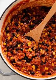 The Best Turkey Chili This Easy Recipe Combines Ground Turkey Corn Black Beans Tomatoes Onions In 2020 Turkey Chili Recipe Easy Chili Recipe Turkey No Bean Chili