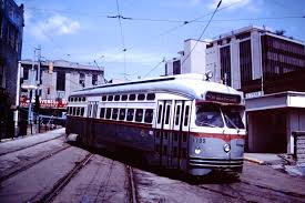 Pittsburgh Streetcar Painted In Pat Colors 1975 Pittsburgh Pa Pittsburgh Public Transport