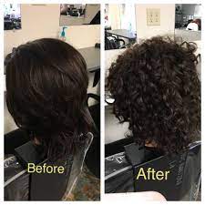 Real Perm Before After Using Full Body Per Solution Curls Perm Beforeafter Full Volume Evcc Hair Short Permed Hair Permed Hairstyles Curly Perm