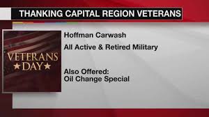 Sign up now, and get a free car wash. Hoffman Car Wash Recognizes Veterans With Free Car Washes Wnyt Com