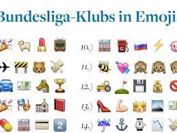 Connect 2 same emojis in a path with no more than 3 lines to bring them happily together forever and clear them from the board. Die Bundesligaclubs In Emojis Fussball
