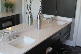 bathroom with double sink floating