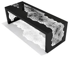 Hive Bench Steel Bench Contemporary Bench Bench Table