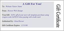 Printable blank gift card template. Printable Blank Gift Certificates Templates