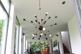 Maybe you would like to learn more about one of these? 1of2 Surdimensionne Stilnovo Spoutnik 24 Lumieres Lustre Italie Des Annees 1950 En Laiton Et Perle Noire Blan Ceiling Lamp White Classic Chandeliers Chandelier