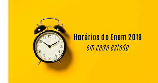 Todas a provas do enem com gabaritos oficiais de 2009 a 2017, inclusive as edições ppl e a segunda aplicação do exame de 2016. Confira O Horario De Inicio Da Prova Do Enem 2019 Em Cada Estado