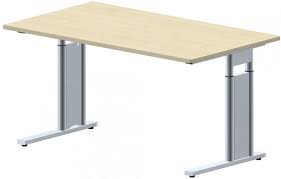 Rollcontianer wini winea tiefe 80 cm ahorn grau. Schreibtisch Style Pro Breite 140 Cm X Tiefe 80 Cm Dekor Ahorn Hell Gestell Silber